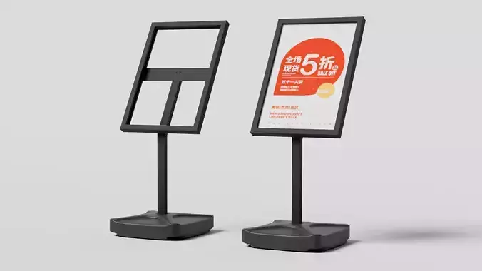 German Design Water Base Display Stand