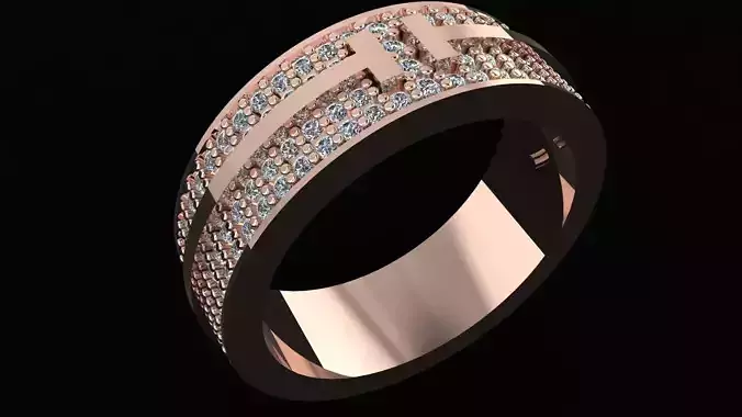 Luxury Tiffany and Co  Ring  High Quality 3D Printng Model