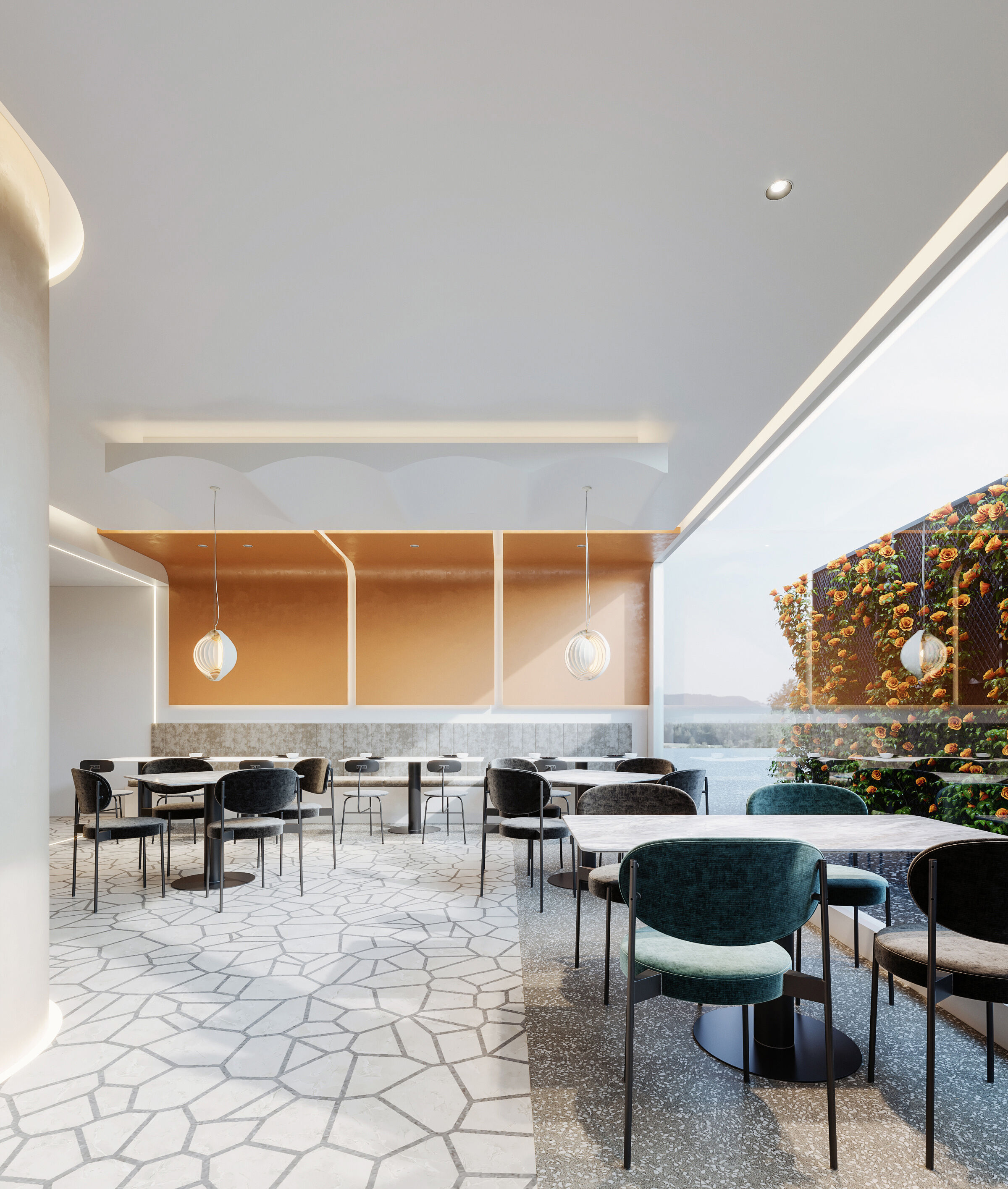  restaurant  cafe  Interior scene 45 3D model_4