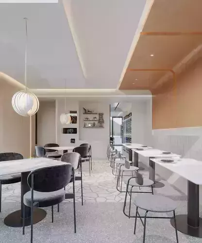  restaurant  cafe  Interior scene 45