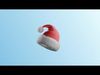 Santa Claus Hat Low-poly 3D model_1