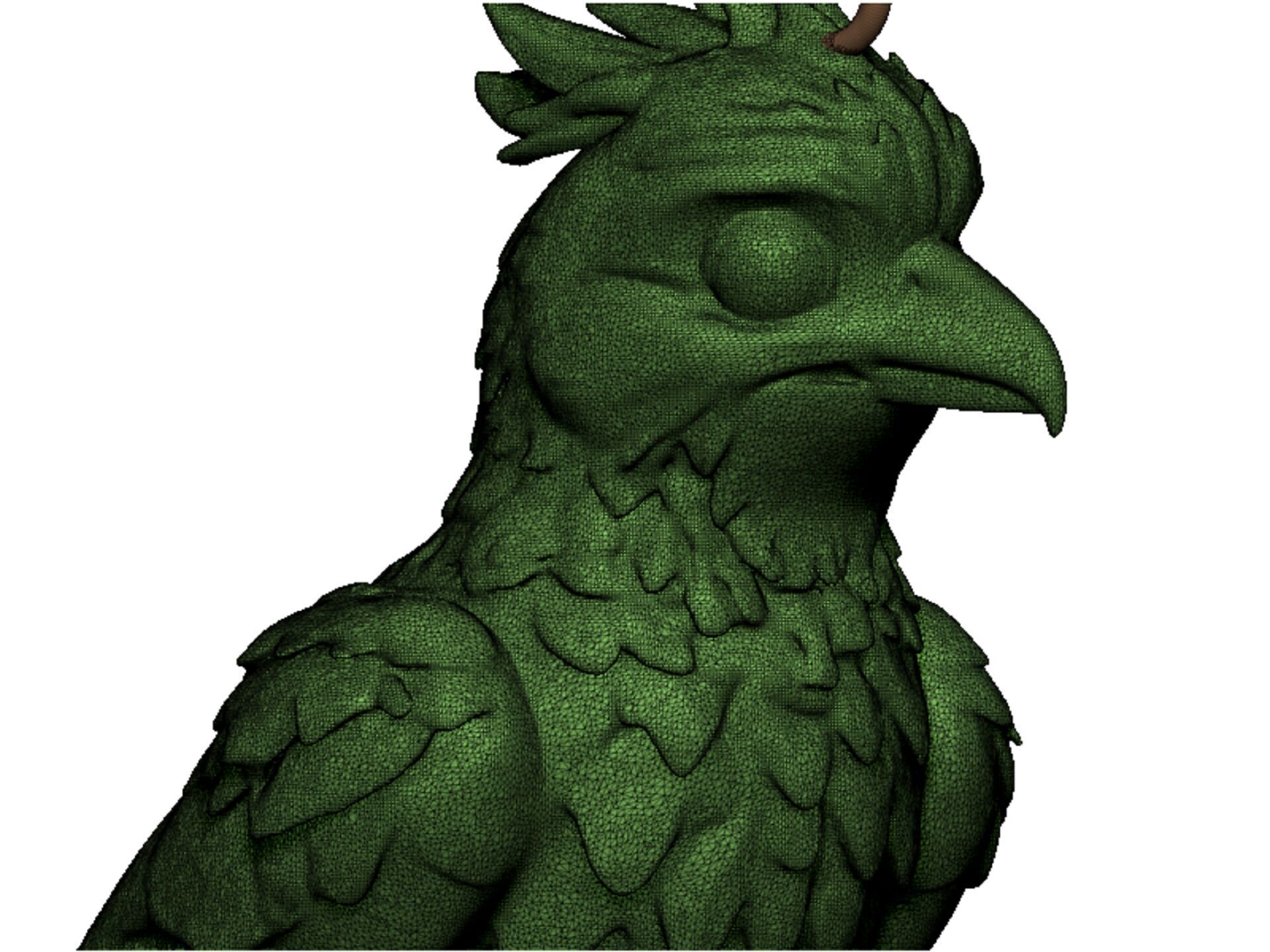 bird pendant  3D print model_11