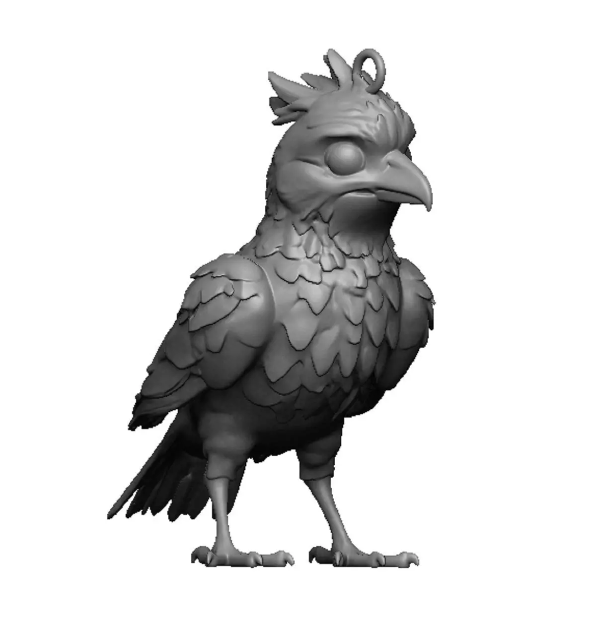 bird pendant  3D print model_0