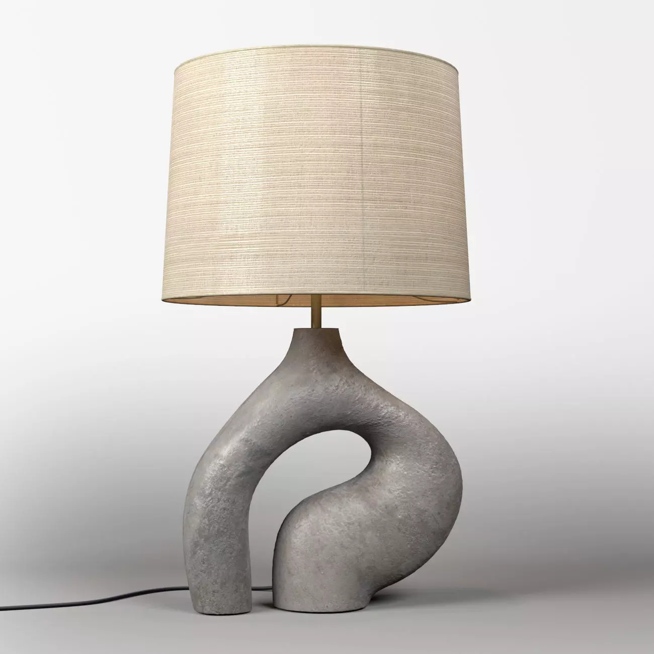 Lampada in ceramica 3D model_0