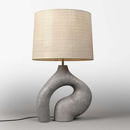 Lampada in ceramica 3D model