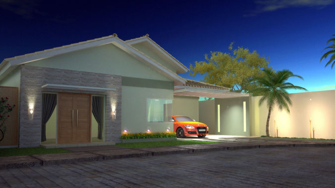 External House 3D print model