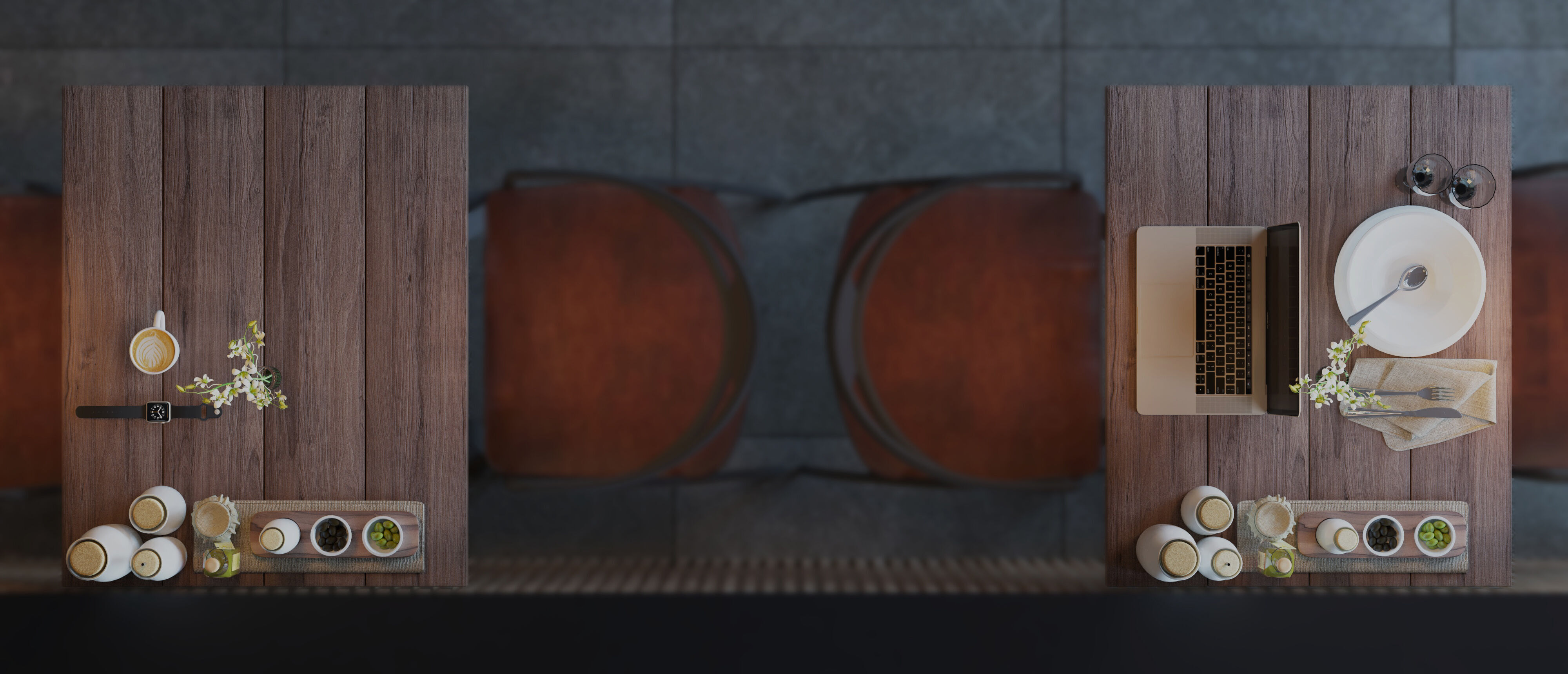  restaurant  cafe  Interior scene 52 3D model_2