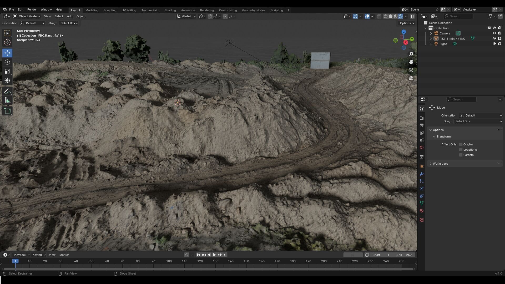 Path through the clay heaps 3D model_7