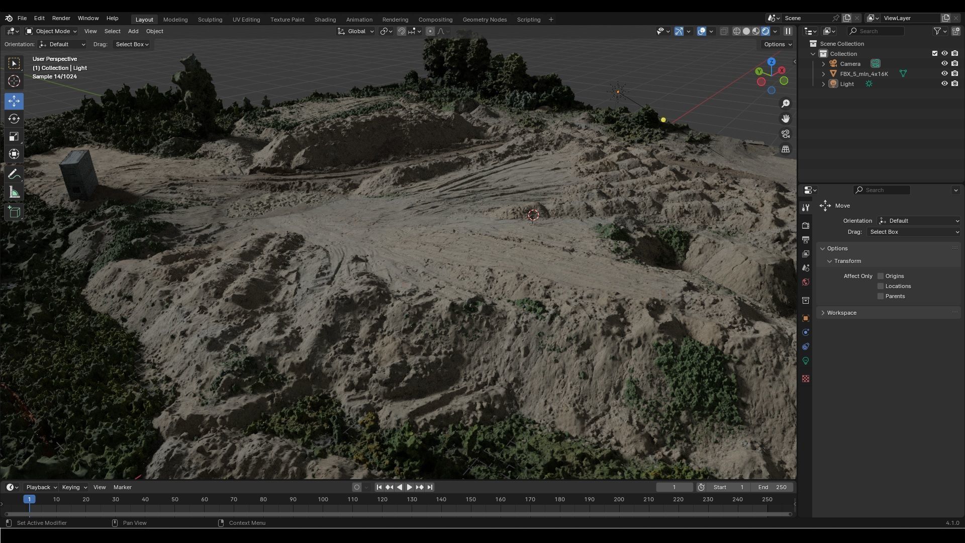 Path through the clay heaps 3D model_9