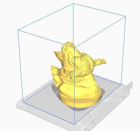 bison head 3D print model_5