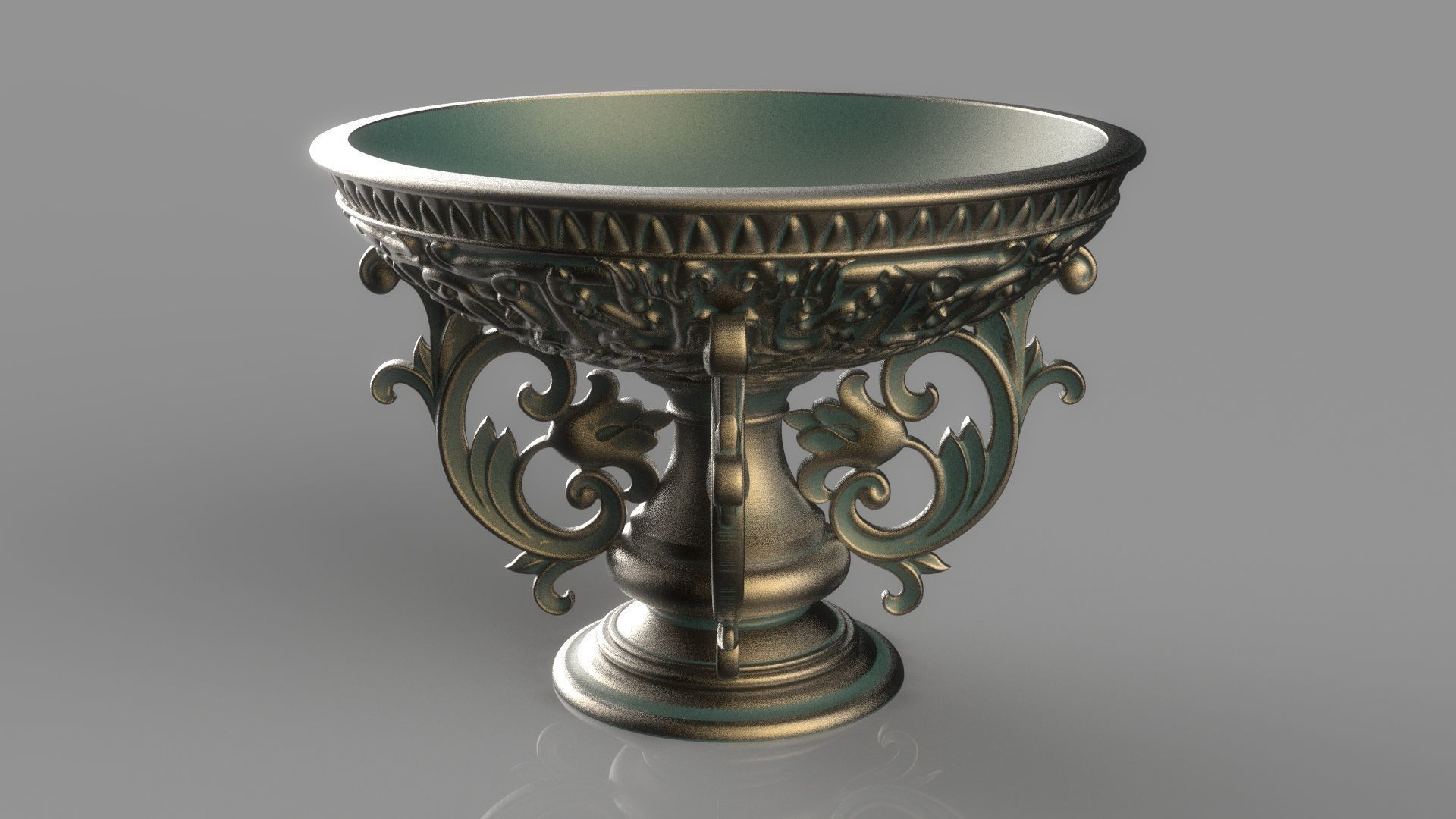 flower pot 3D model_1