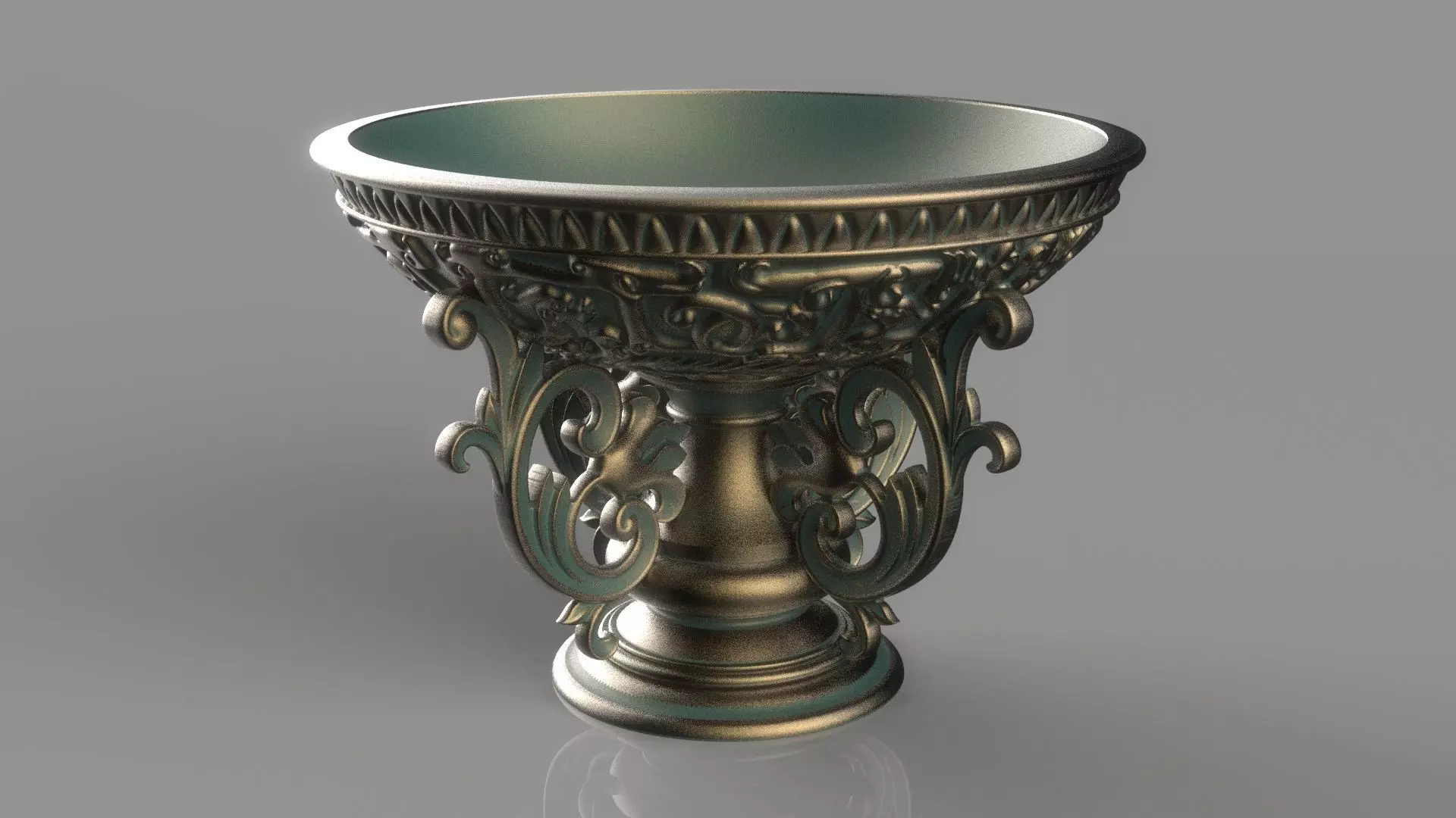 flower pot 3D model_0