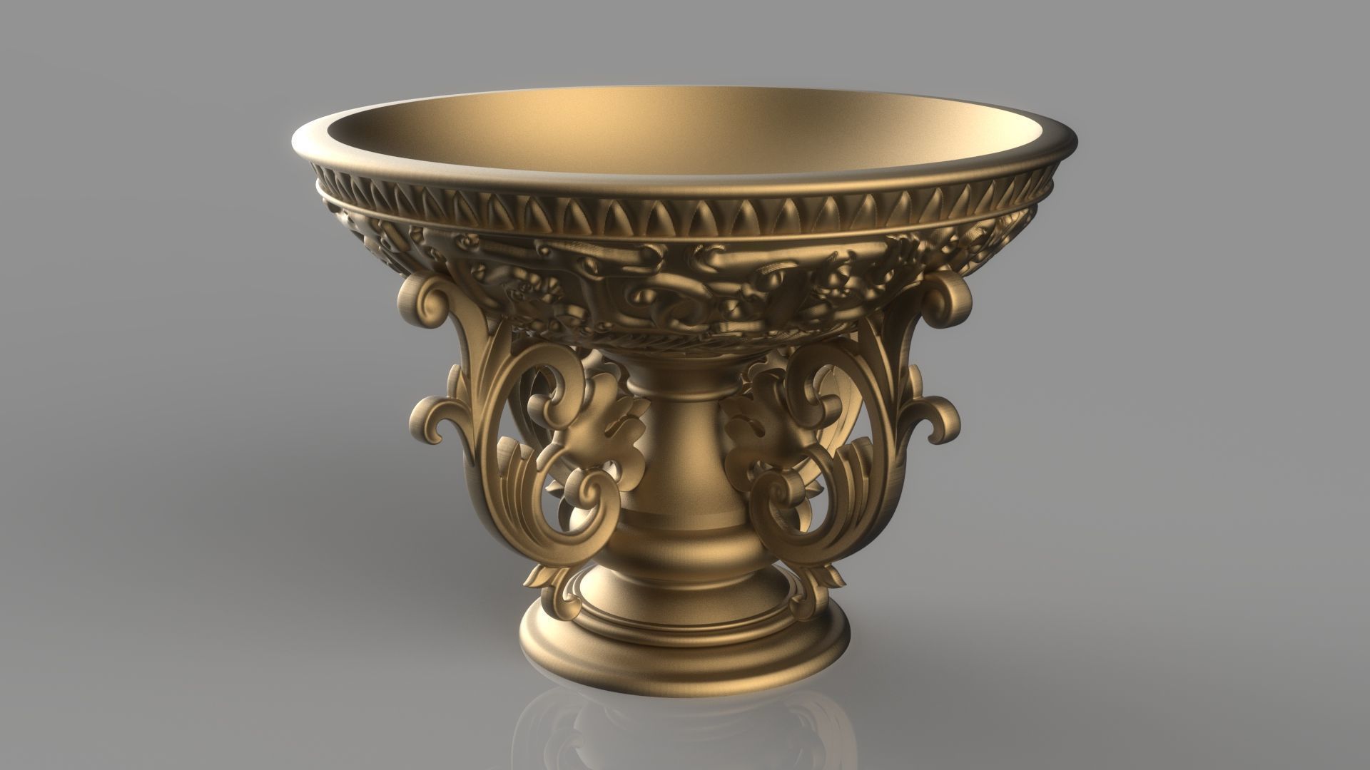 flower pot 3D model_2