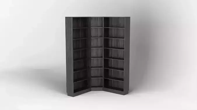 Bookshelf 02 - Black Oak
