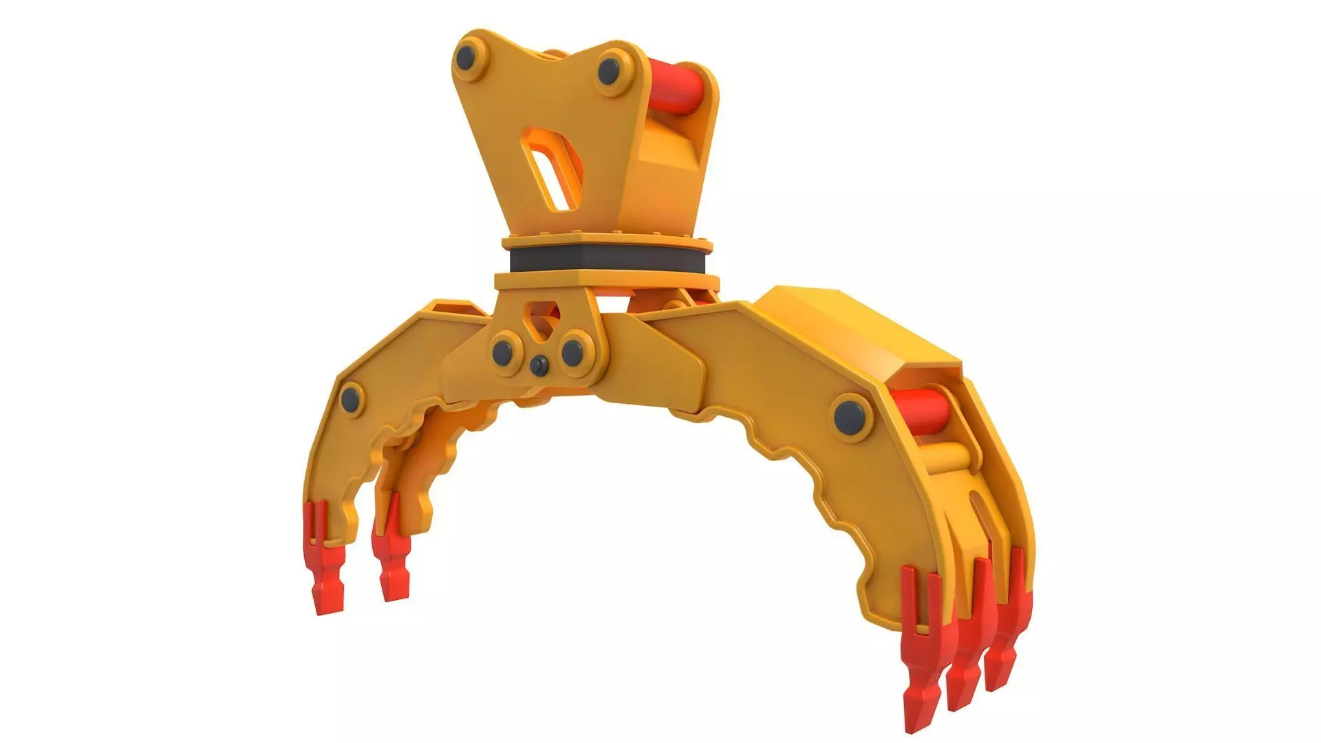 Hydraulic Grab  3D model_0