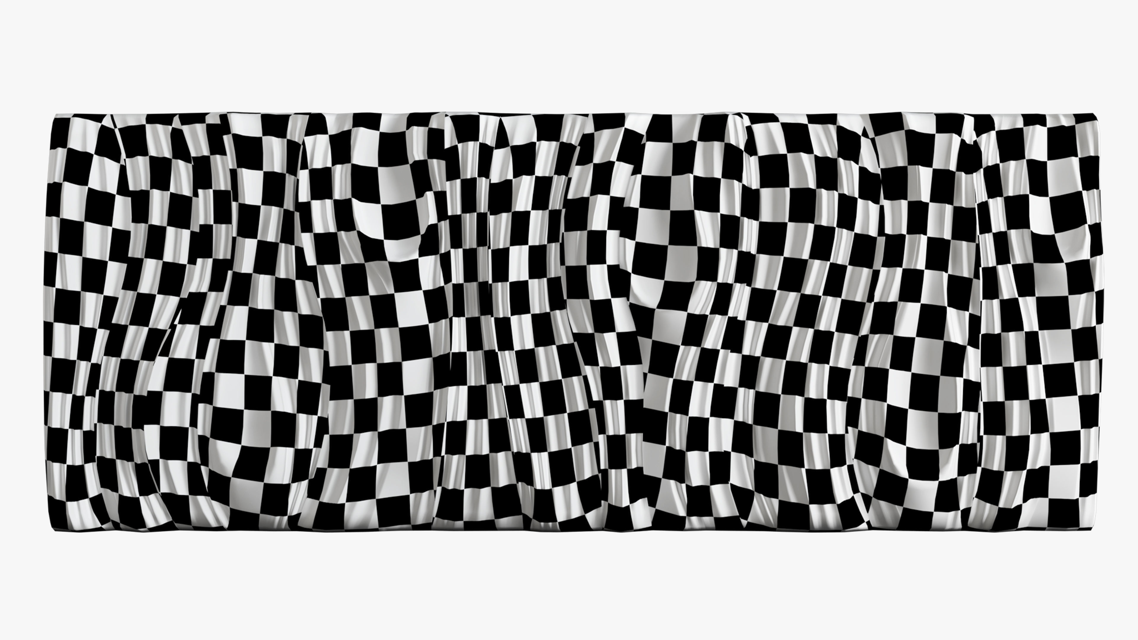 wave wall 3D model_4