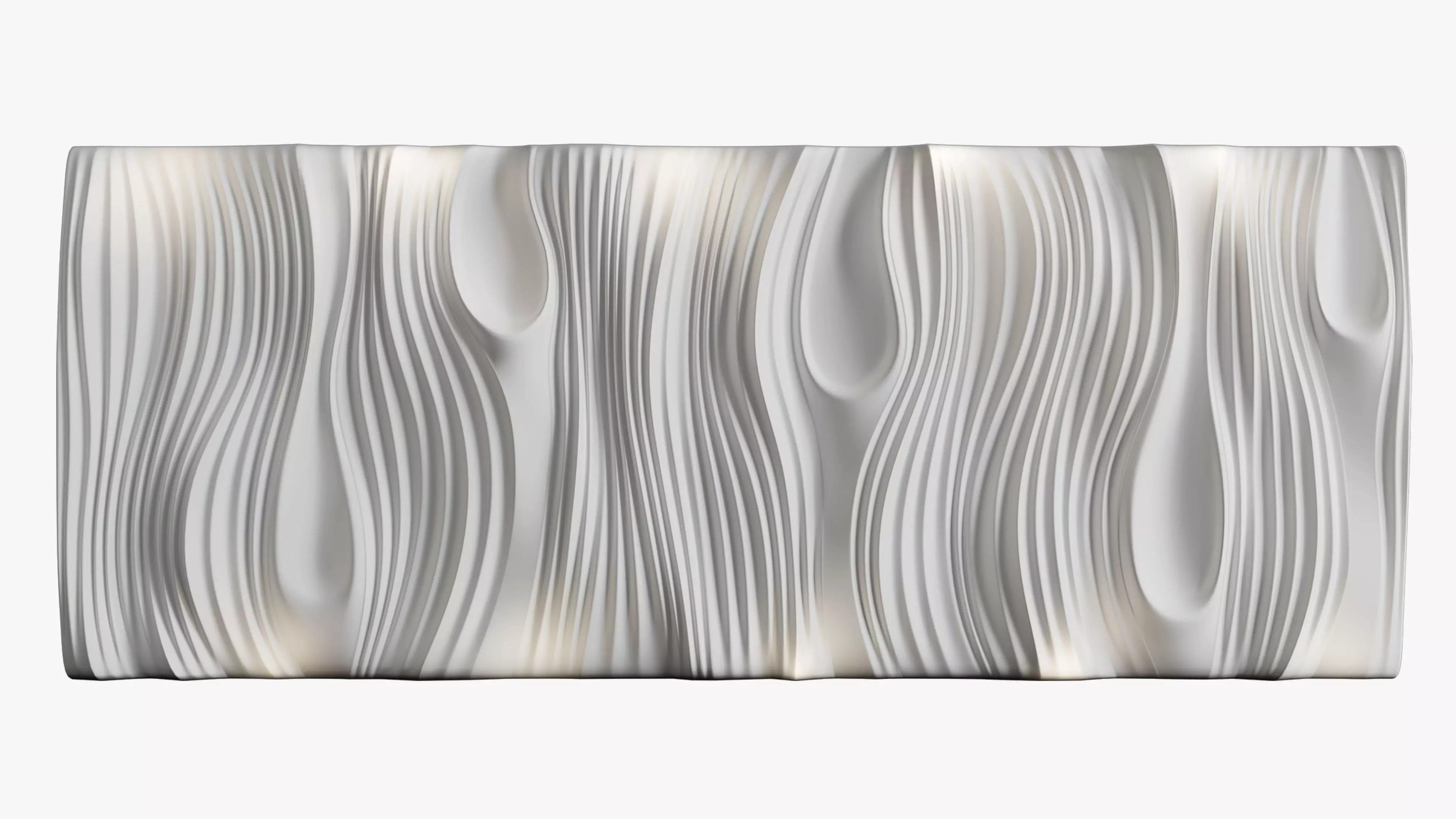 wave wall 3D model_0