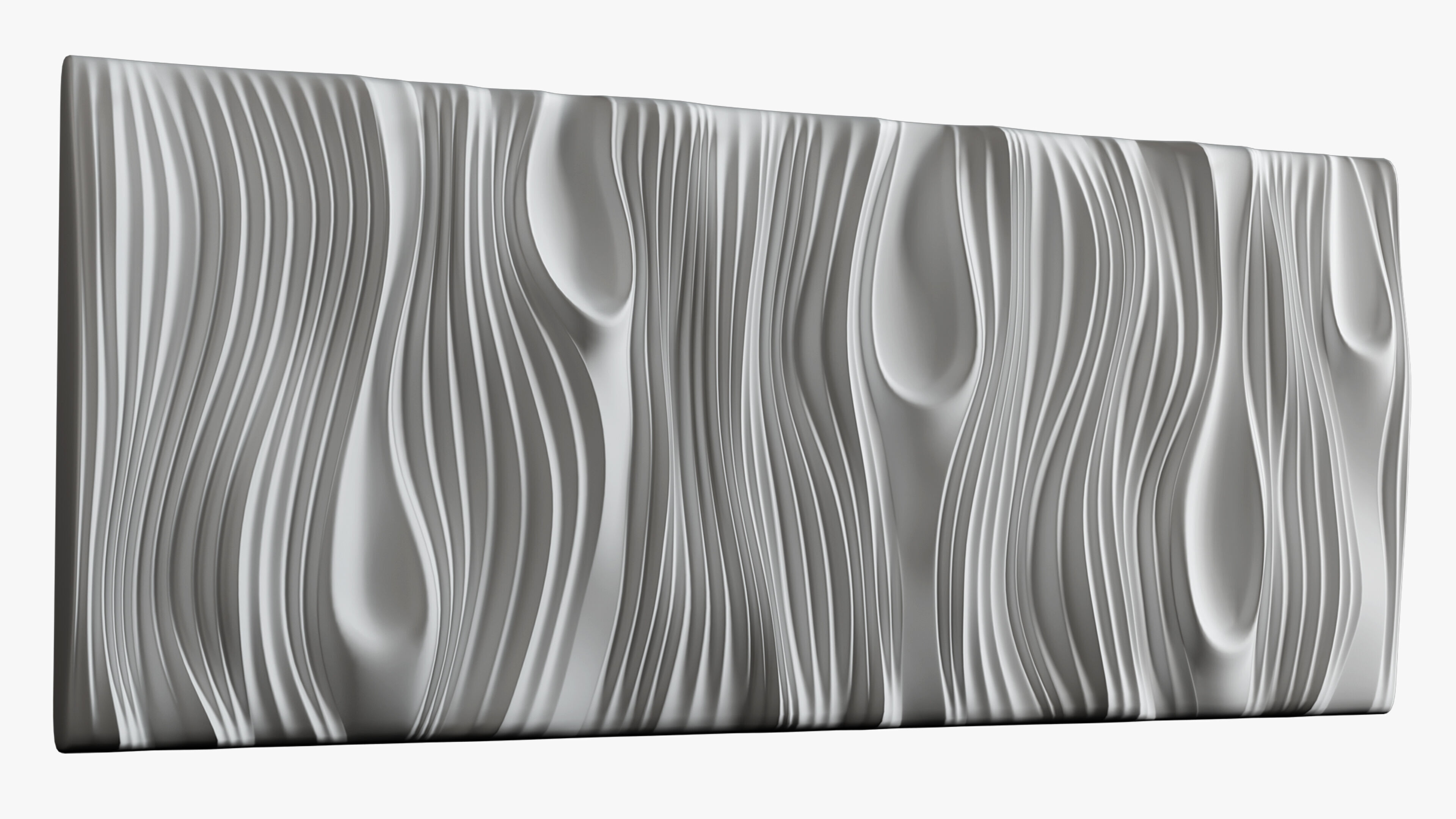 wave wall 3D model_5