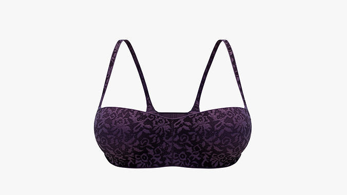 Daily Balconette Bra Low-poly 3D model