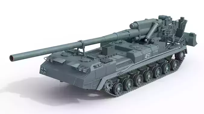 2S7 Pion Self Propelled Heavy Artillery 