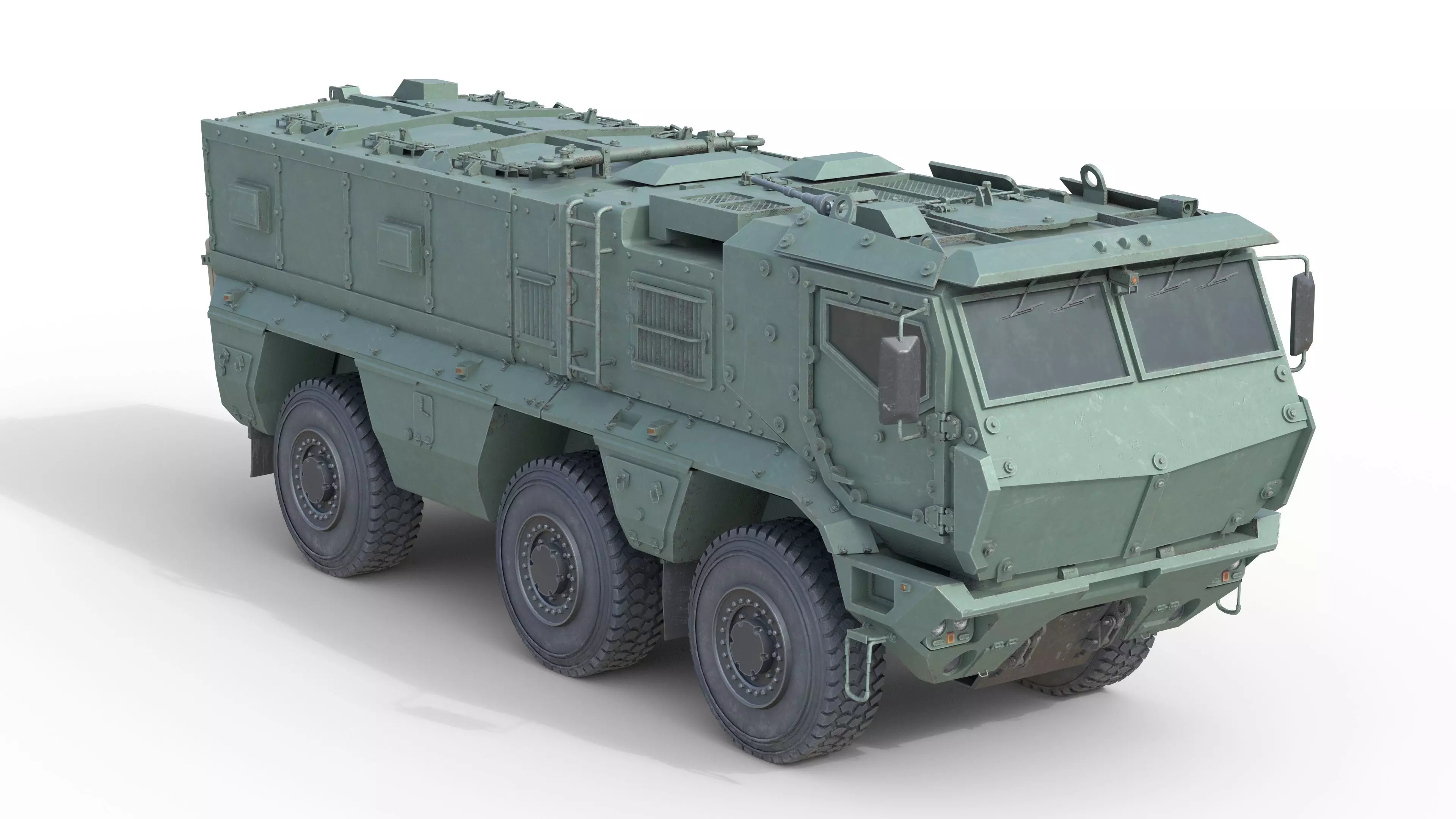 KAMAZ 63968 Typhoon MRAP Vehicle Low-poly 3D model