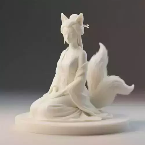1146Fox Spirit Woman in Pu Song Ling Style  beast