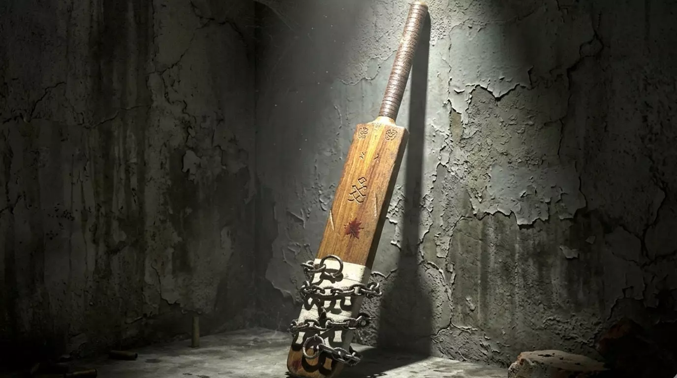 Cricket Bat Melee Weapon Low-poly 3D model