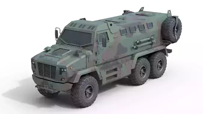 Kraz Shrek Military Vehicle 