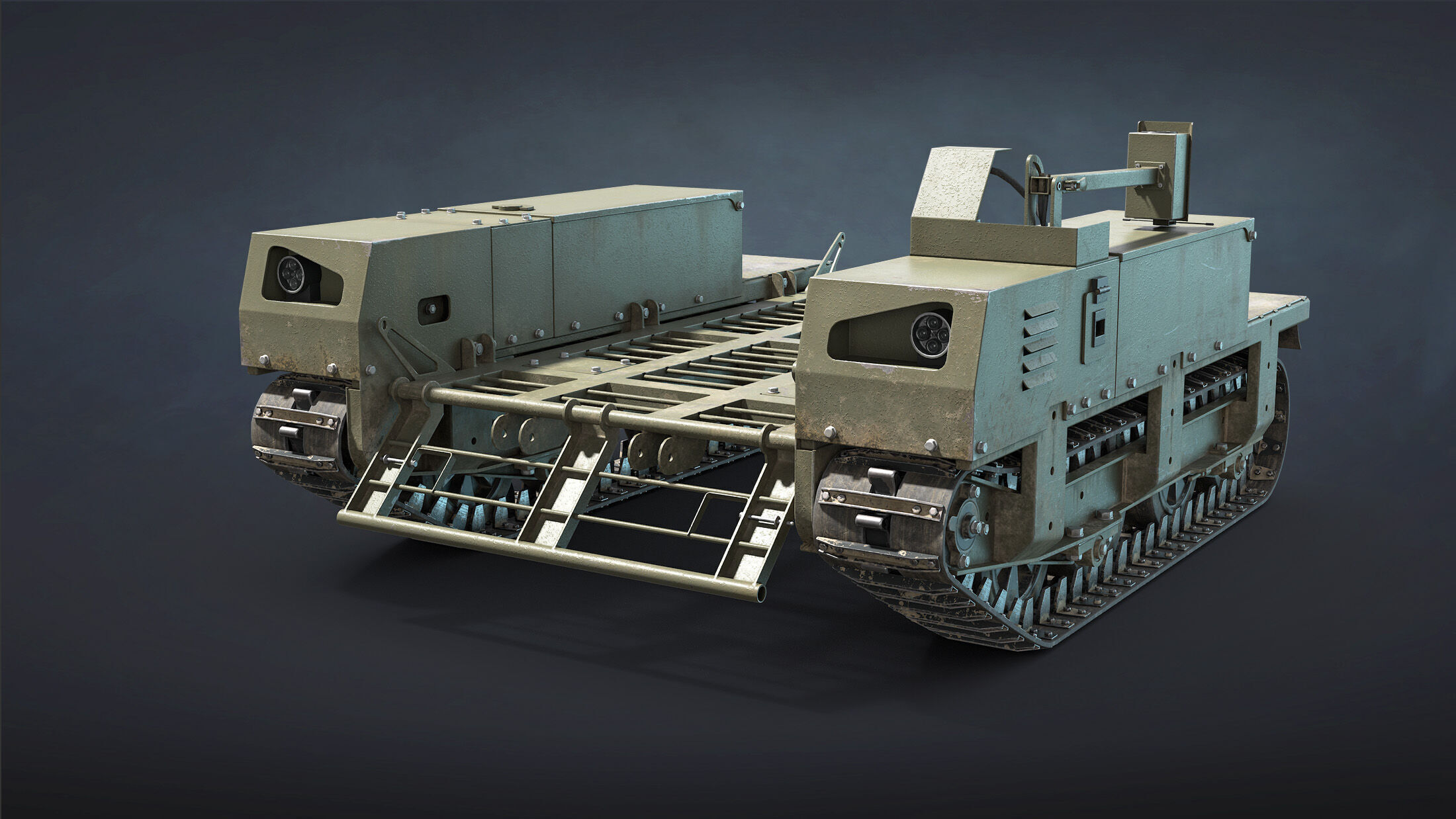 Termit UGV Unarmed Low-poly 3D model_7