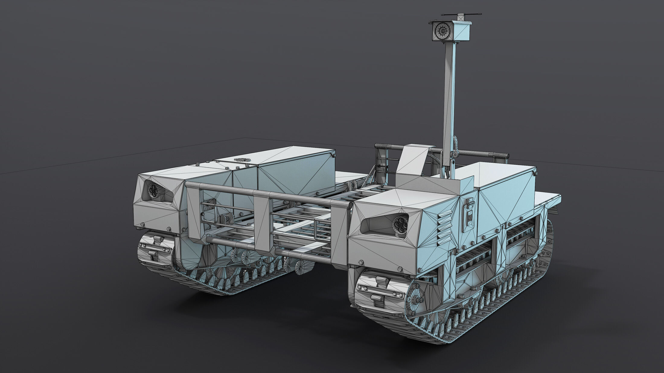 Termit UGV Unarmed Low-poly 3D model_11