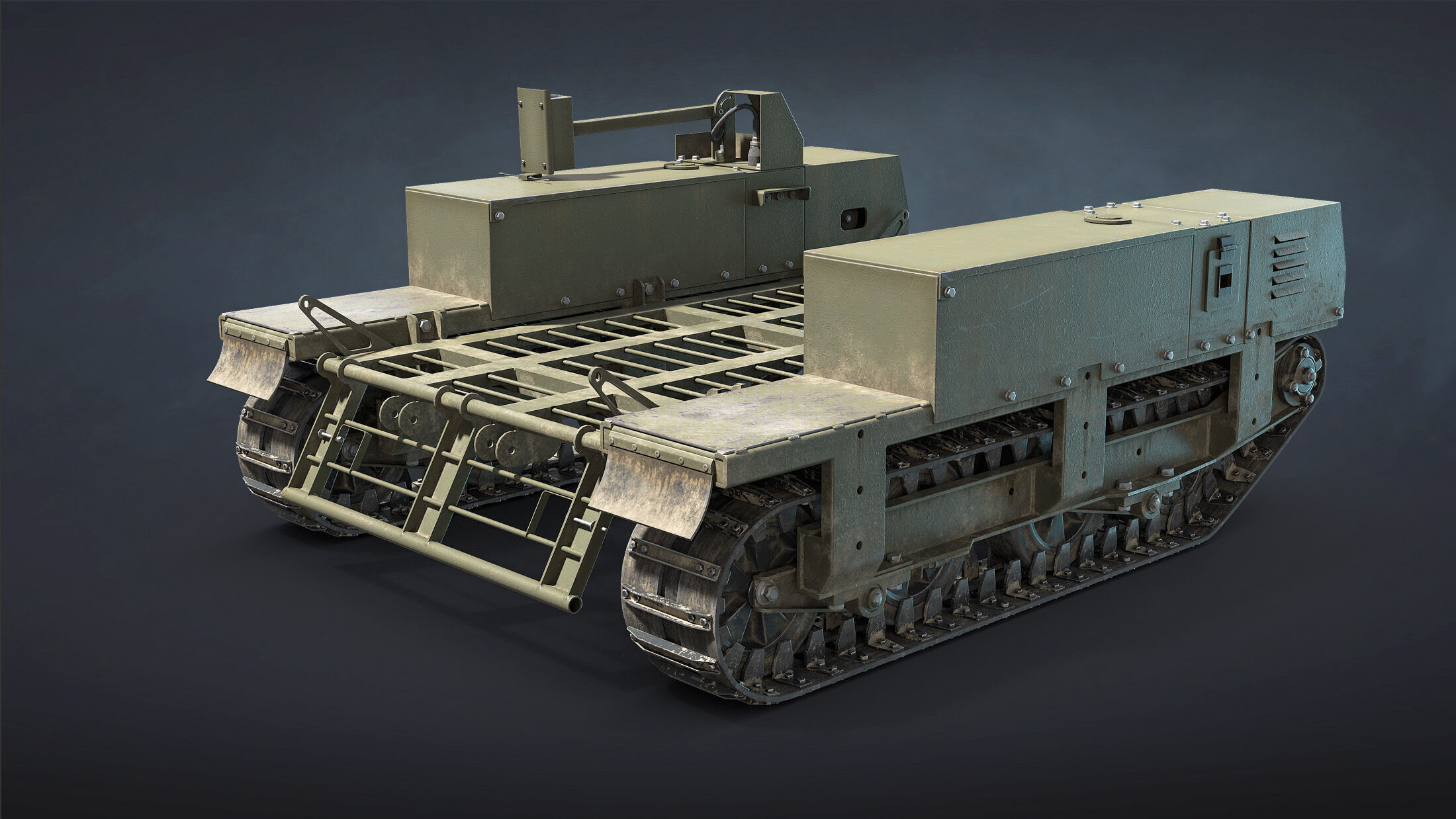 Termit UGV Unarmed Low-poly 3D model_8