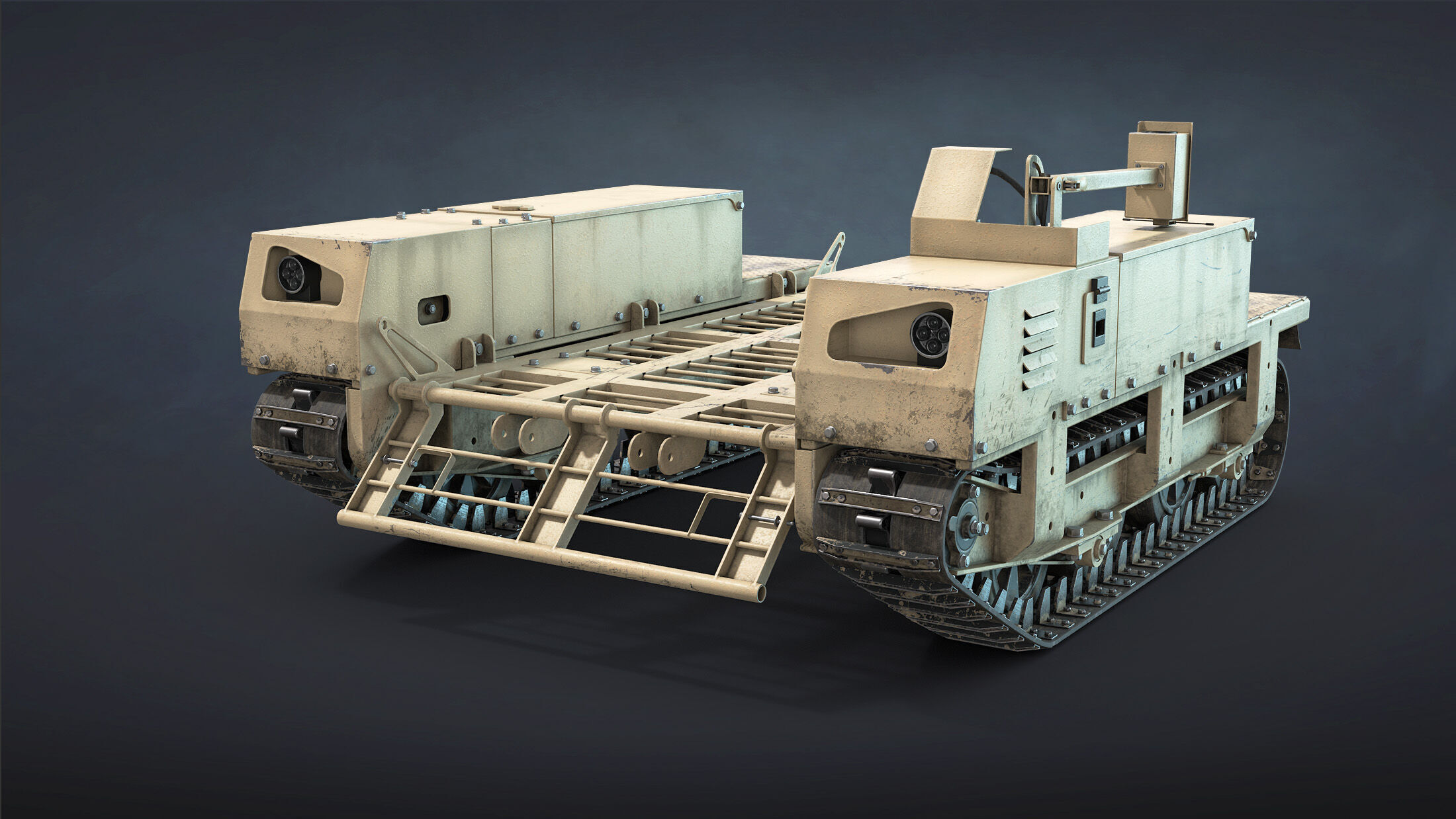 Termit UGV Unarmed Low-poly 3D model_6