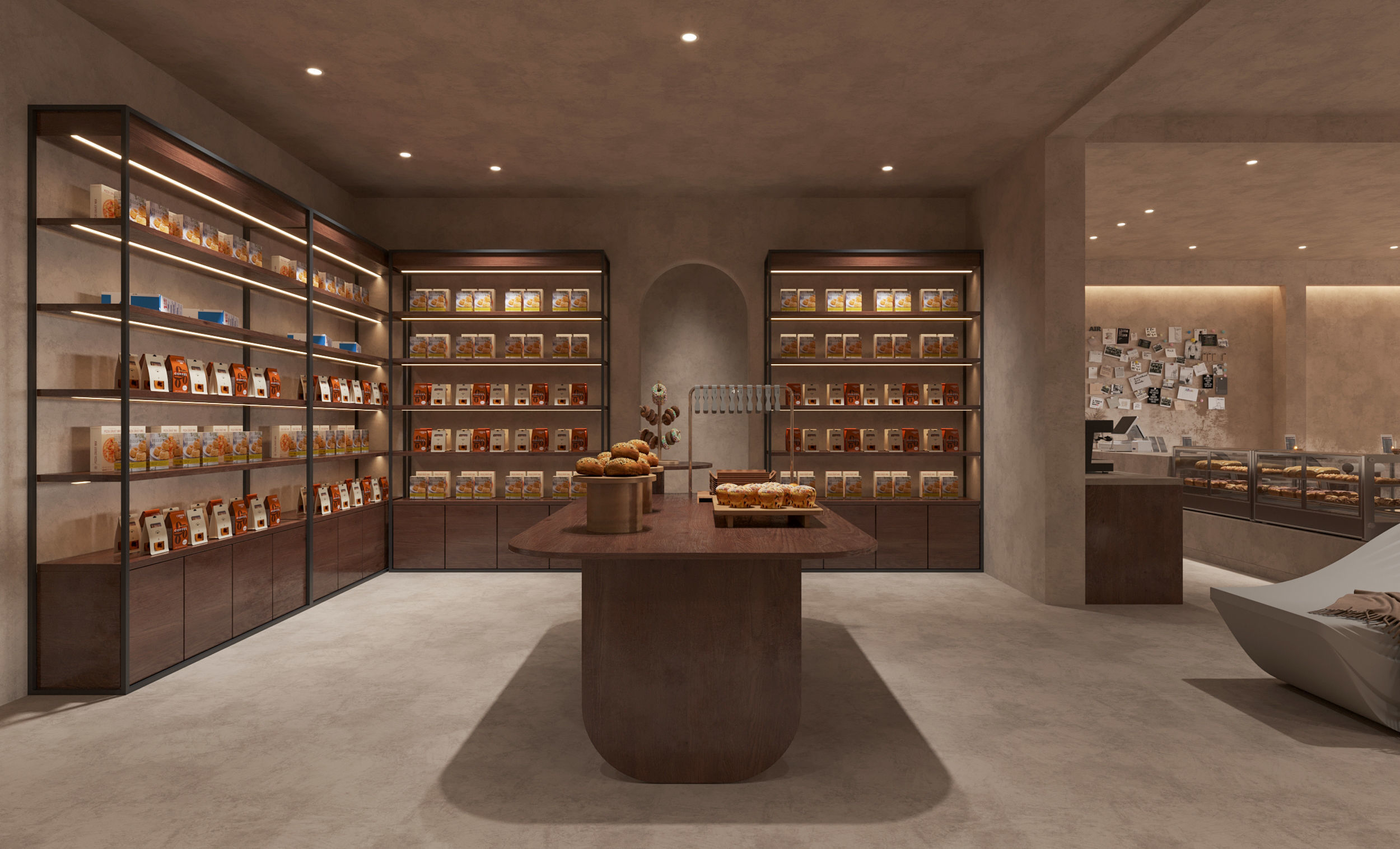 Bakery Clothing Store Cafe 3D model_3