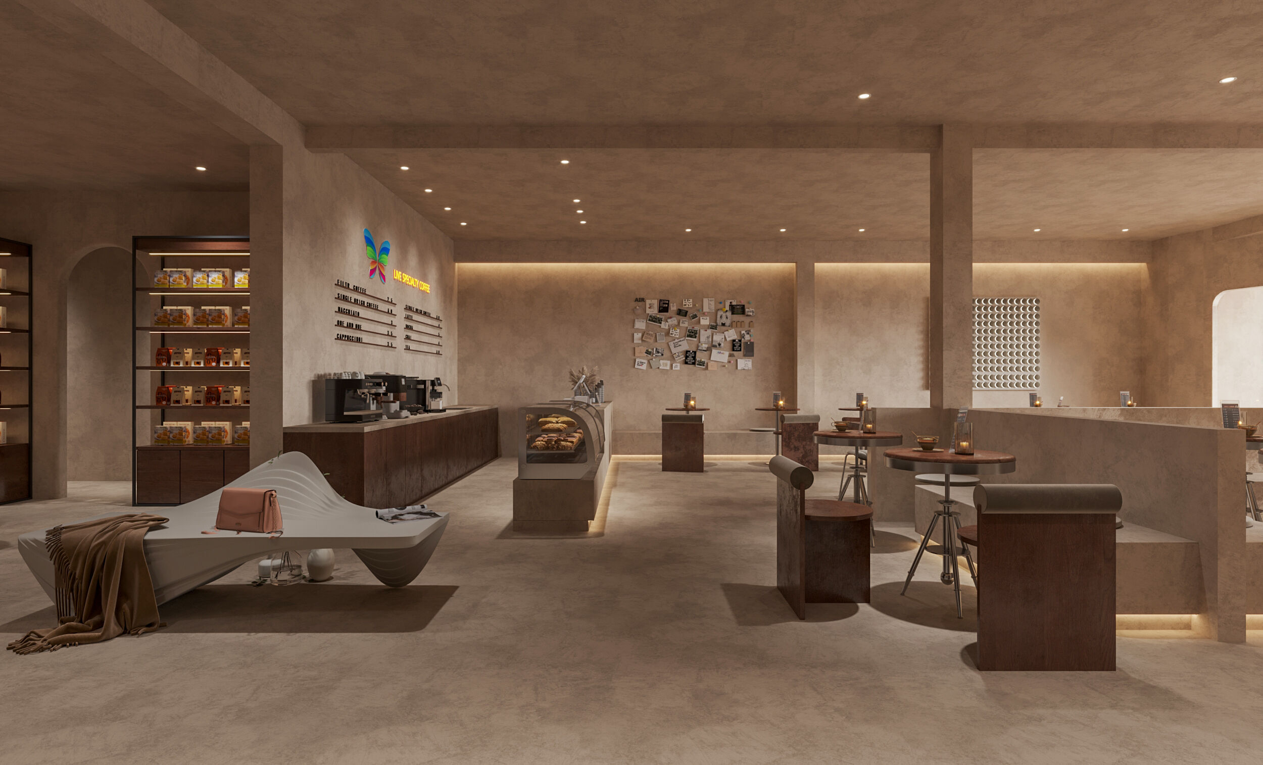 Bakery Clothing Store Cafe 3D model_2