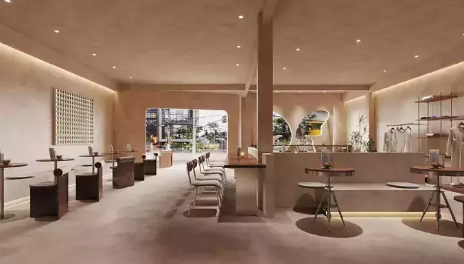 Bakery Clothing Store Cafe