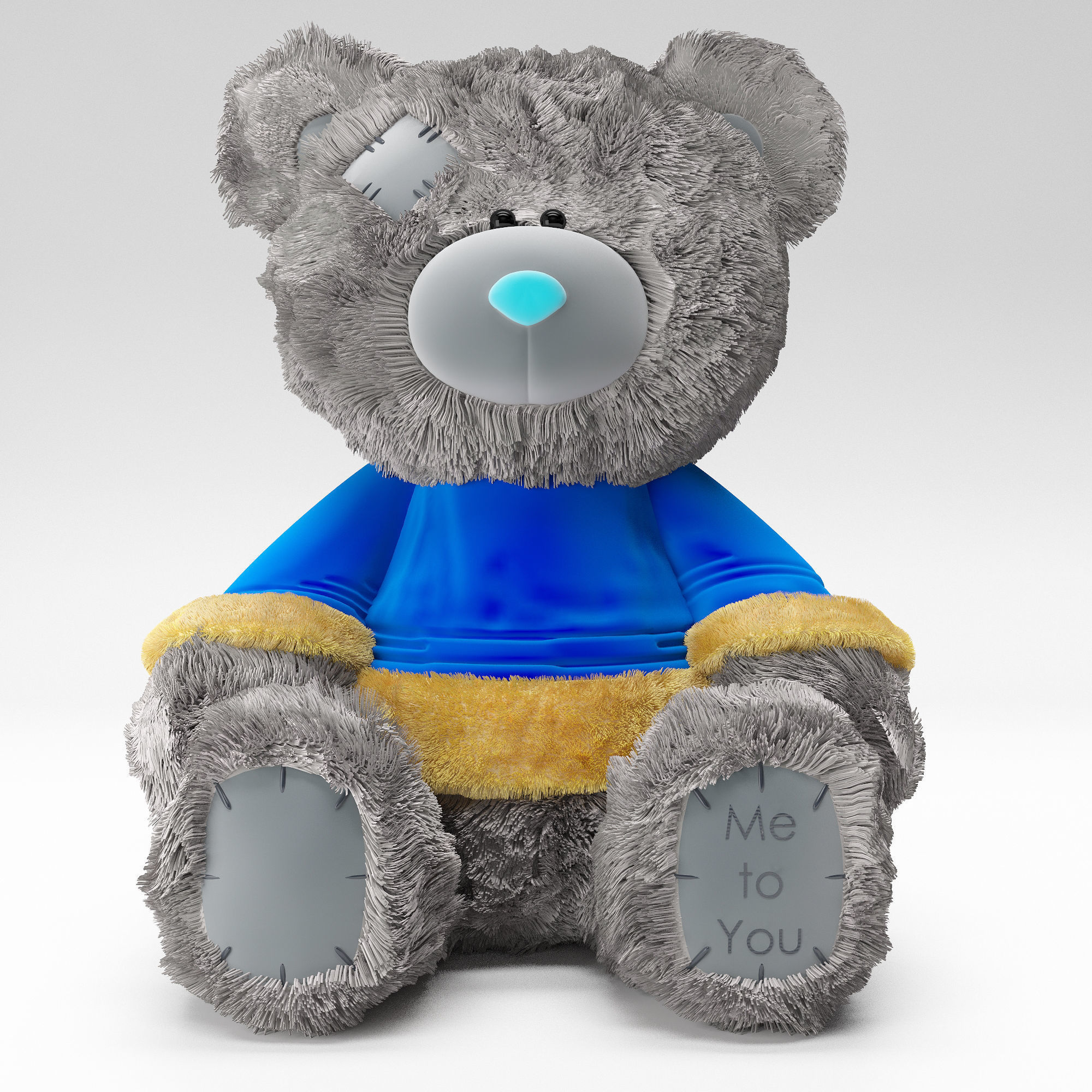 Bear Teddy Me to You 3D model_2