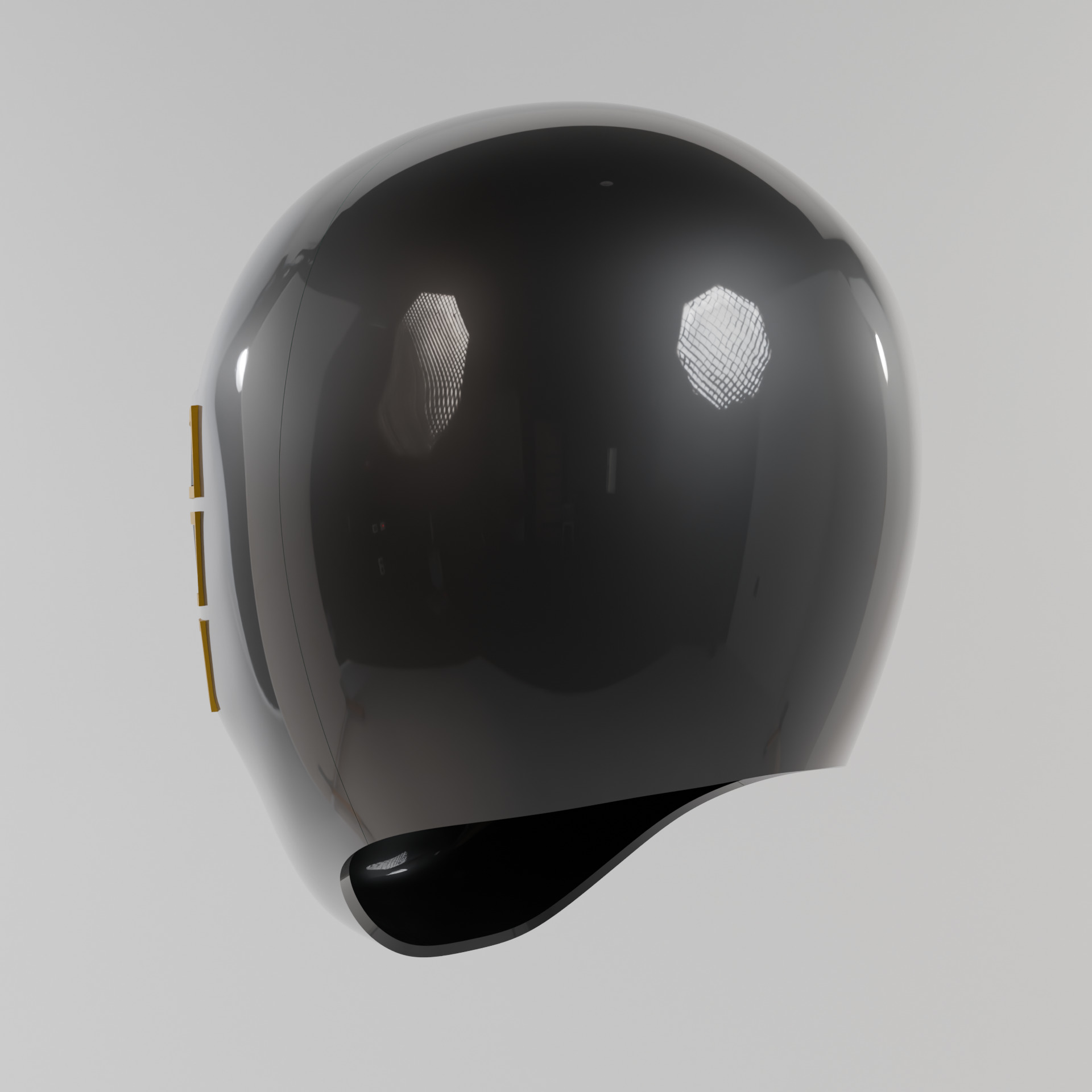 King Chouriki Sentai Ohranger or Power Rangers Zeo Gold Helmet 3D print model_3