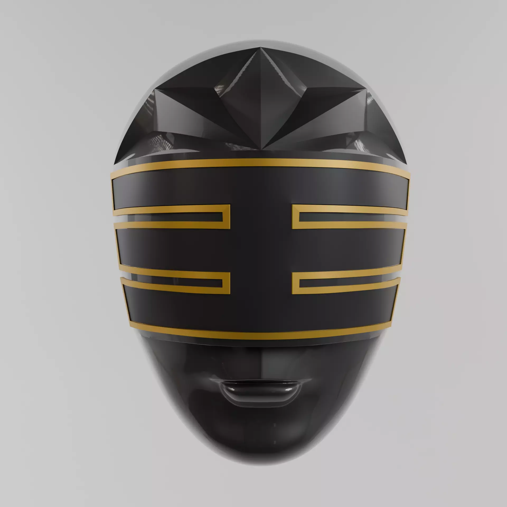 King Chouriki Sentai Ohranger or Power Rangers Zeo Gold Helmet 3D print model_0