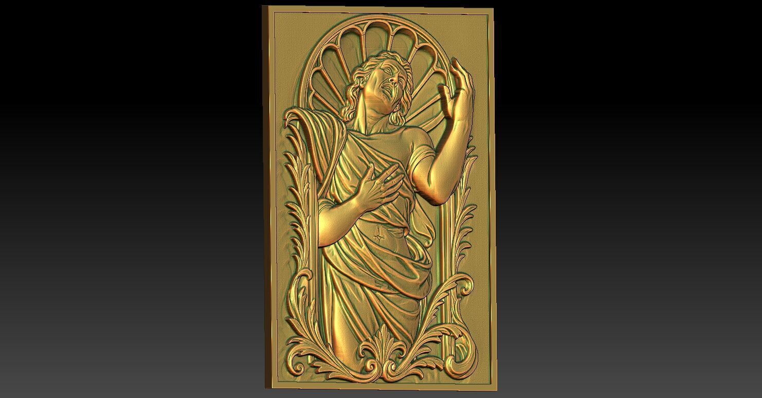 1 emotional art CNC Relief Model 3D print model_2