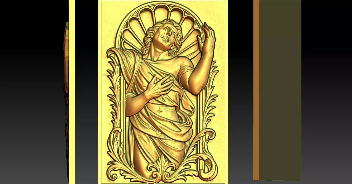 1 emotional art CNC Relief Model 3D print model_0