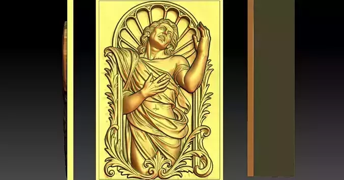 1 emotional art CNC Relief Model