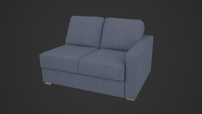 sofa high poly couch