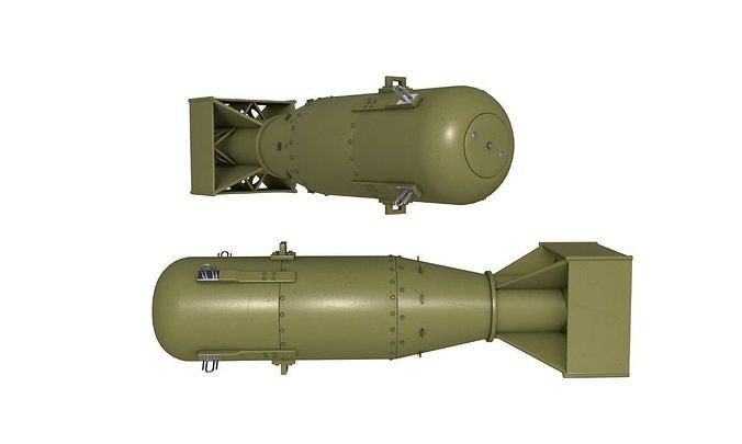 Little Boy Atomic Bomb 3D model