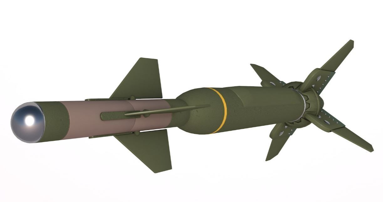 GBU-24B Paveway 3D model_4