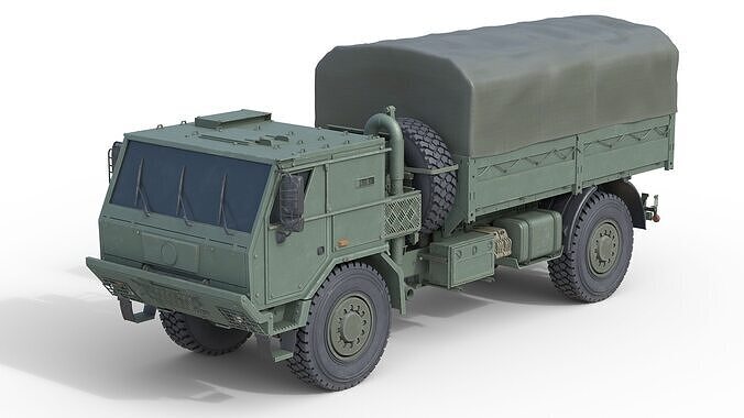 Tatra 815-7 4x4  Low-poly 3D model