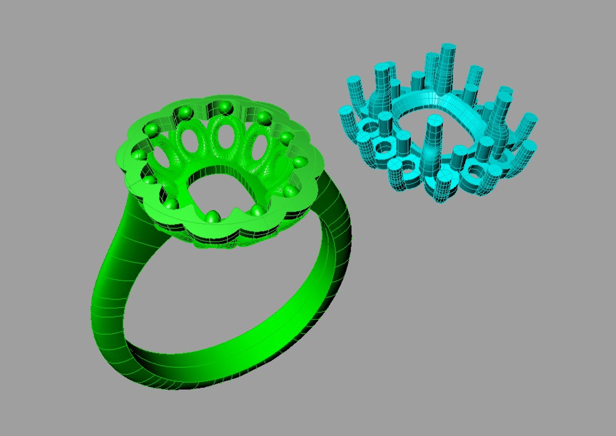 Ring Ruby MIO 3D print model_15