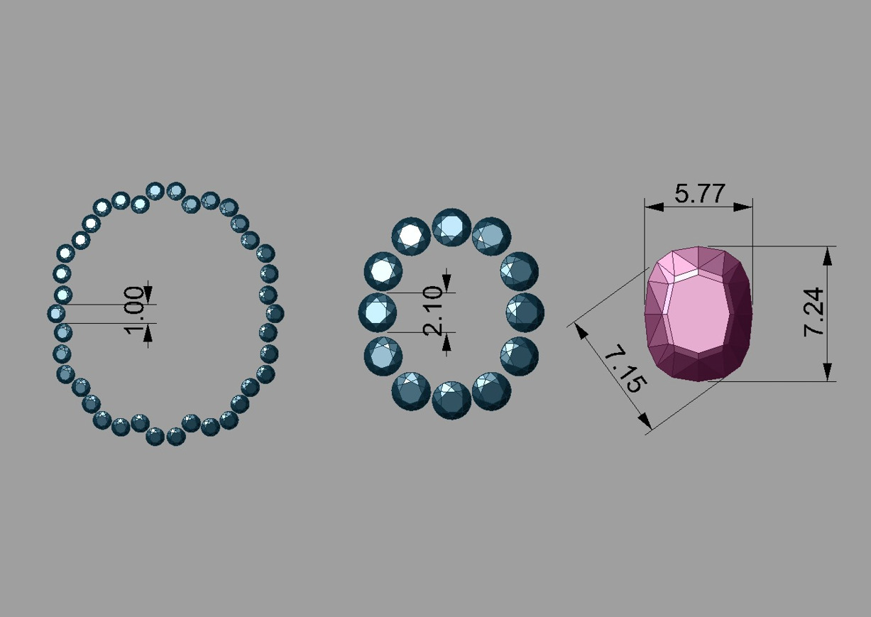 Ring Ruby MIO 3D print model_14