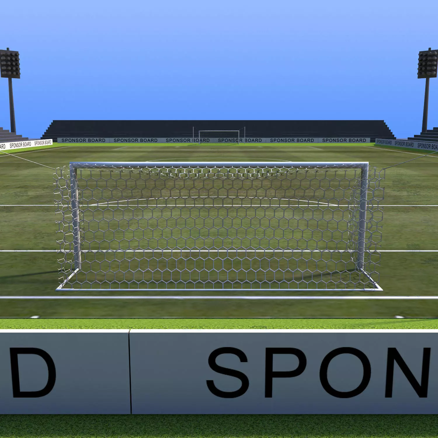 Community Stadium 3D model_0