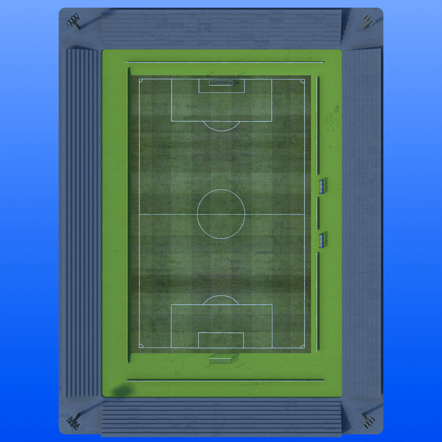 Community Stadium 3D model_2