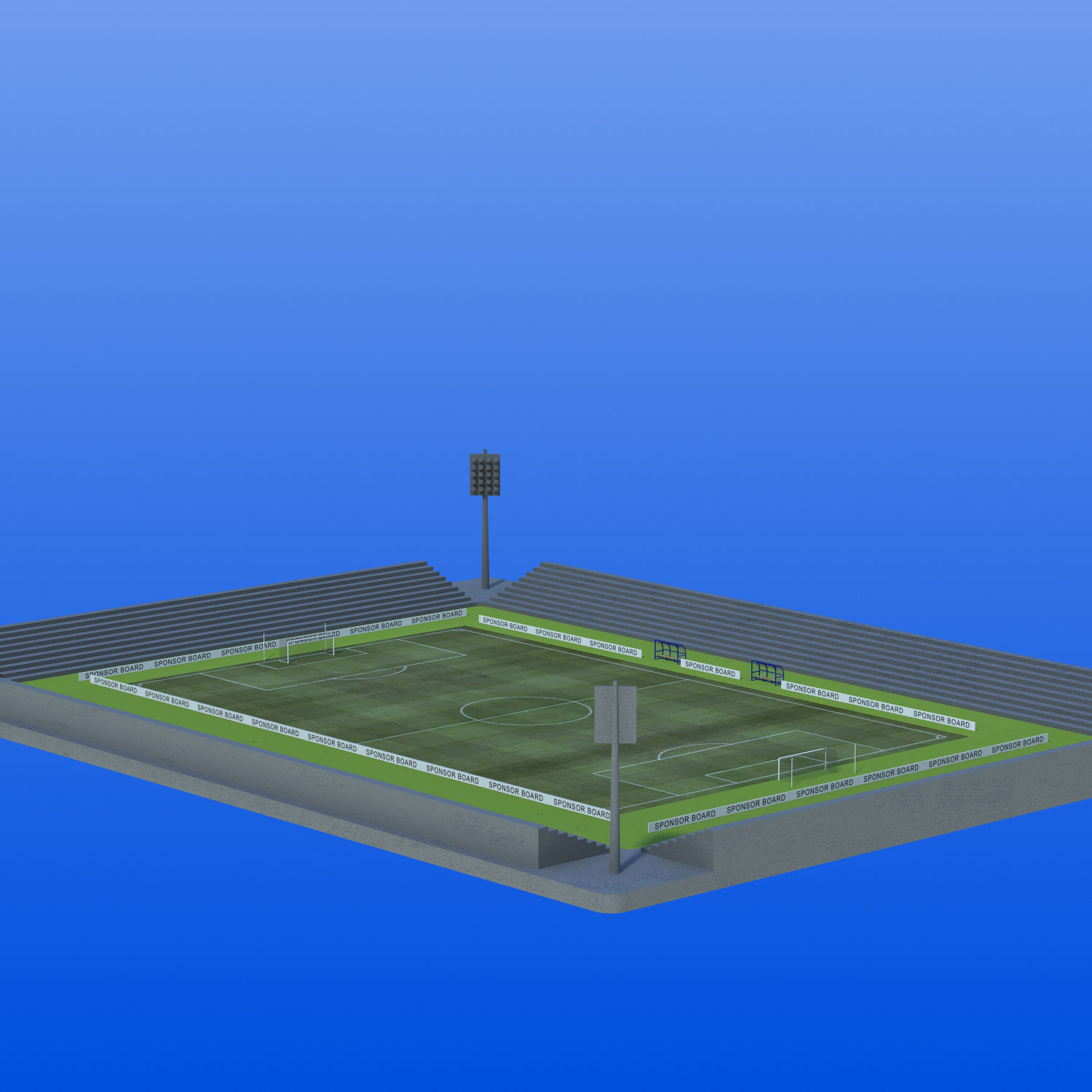 Community Stadium 3D model_5